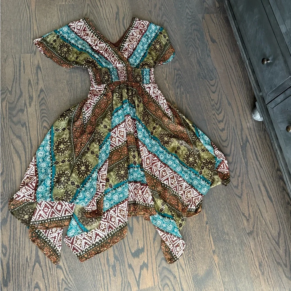 Rabbit Rabbit Rabbit Multicolor Patterned Dress - Picture 11 of 11